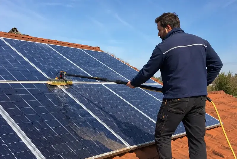 Nettoyage et entretien de panneaux solaires à Tresques